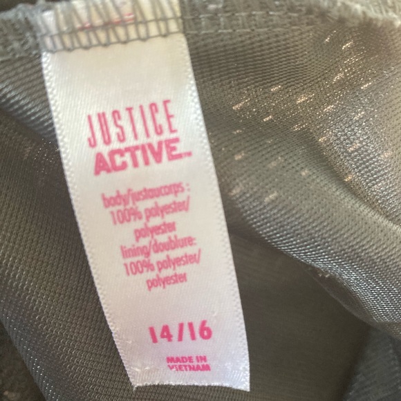 grey justice shorts - Picture 3 of 3